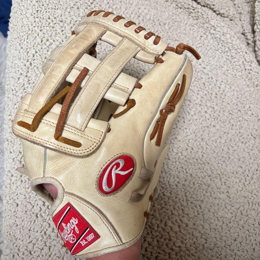 美品Rawlings ローリングス 軟式グローブ 外野用GR5AGK75 草野球