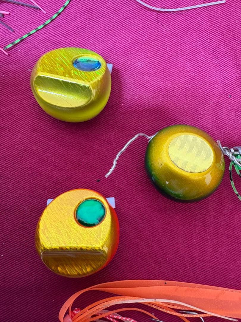 ダイワ 紅牙 タイラバヘッド 80g 100g 計9個 紅牙ケース付き