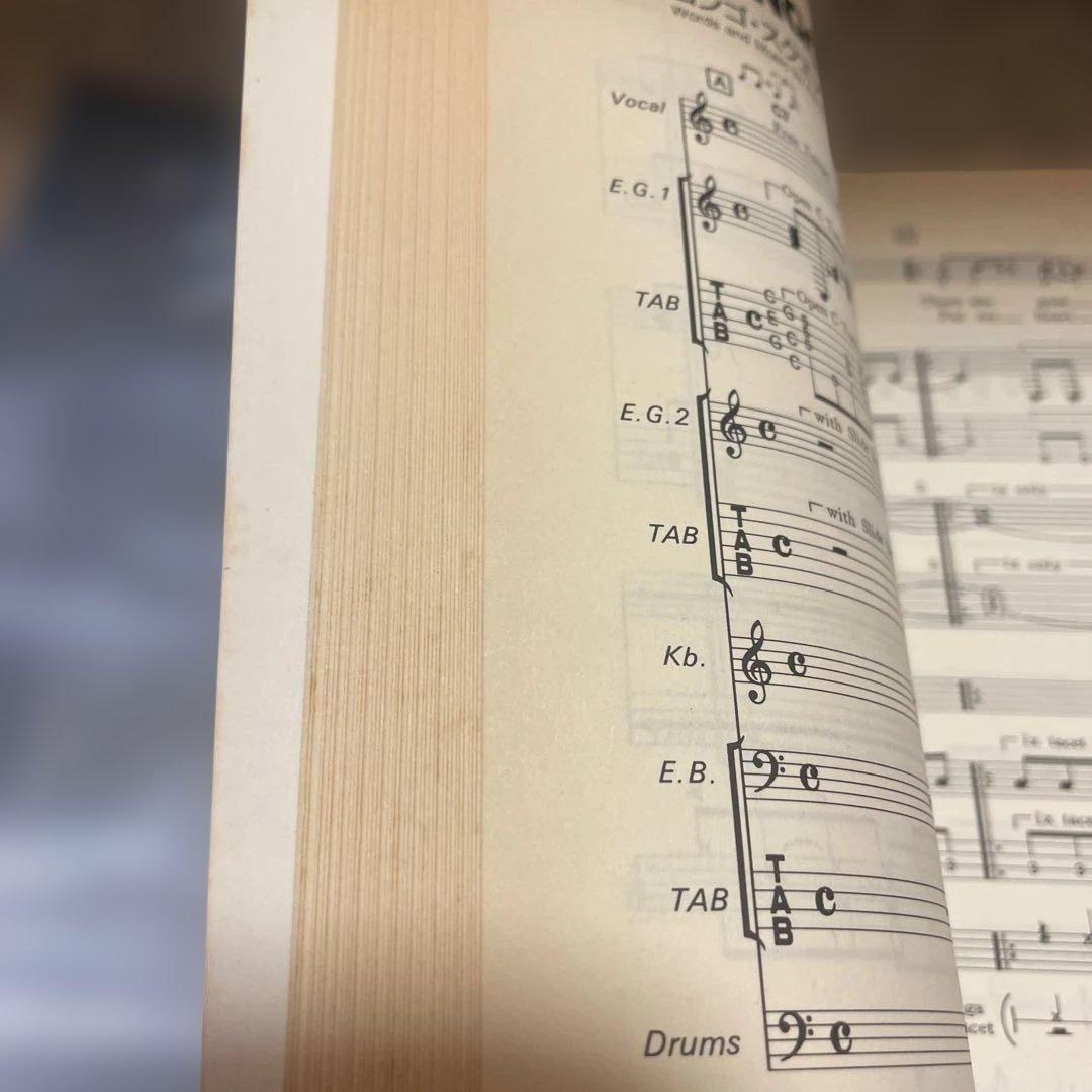 羊*様 バンドスコア　GREAT WHITE（グレイト・ホワイト）フックト