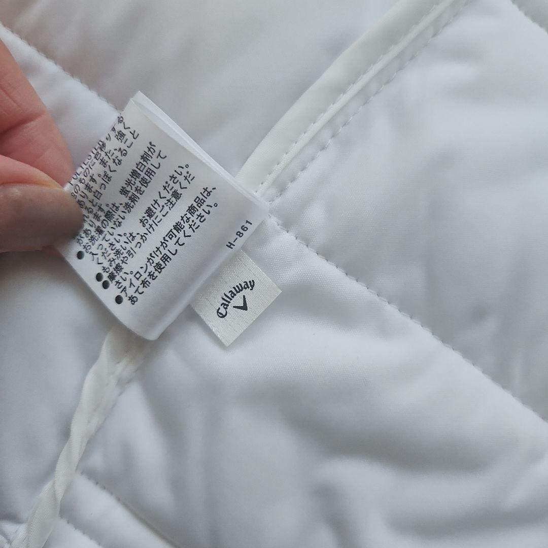 Callaway スターストレッチフルジップ中綿ブルゾン LL ホワイト