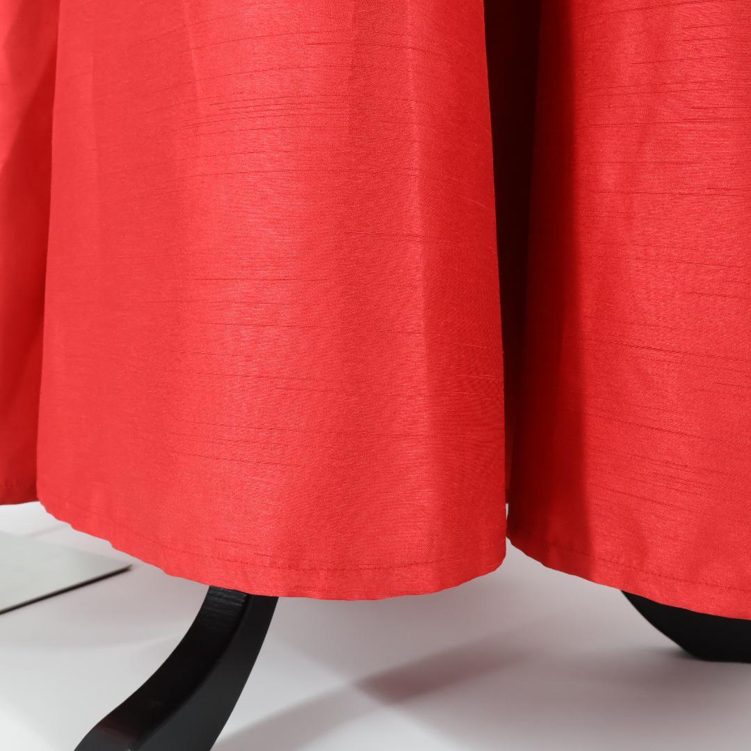 【日本製 フラダンス衣装】レッド EKOLU EHIKU ワンピース ドレス 赤