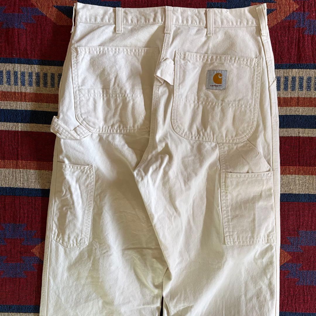 92年製 USA製 カーハート B11 ホワイトダック ペインターパンツ W31