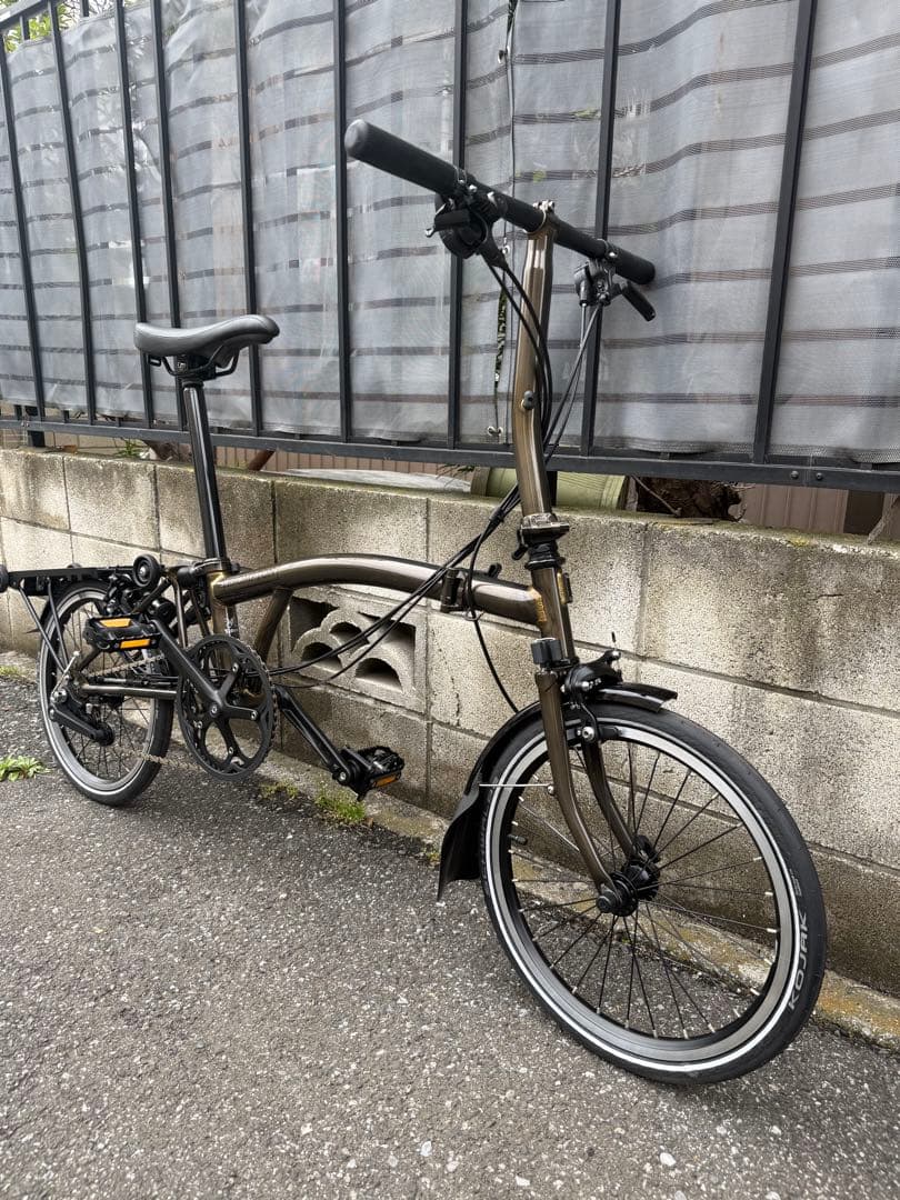 【極美品】ブロンプトン S6L ブラックエディション Raw Lacquer