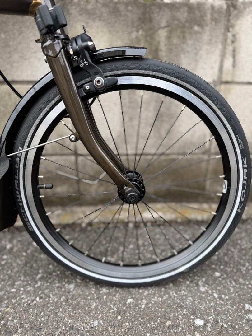 【極美品】ブロンプトン S6L ブラックエディション Raw Lacquer