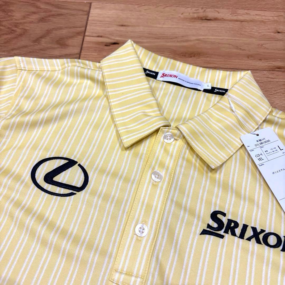 SRIXON★オシャレなLEXUSレクサス刺繍ロゴ ゴルフウェア★新品未使用★L
