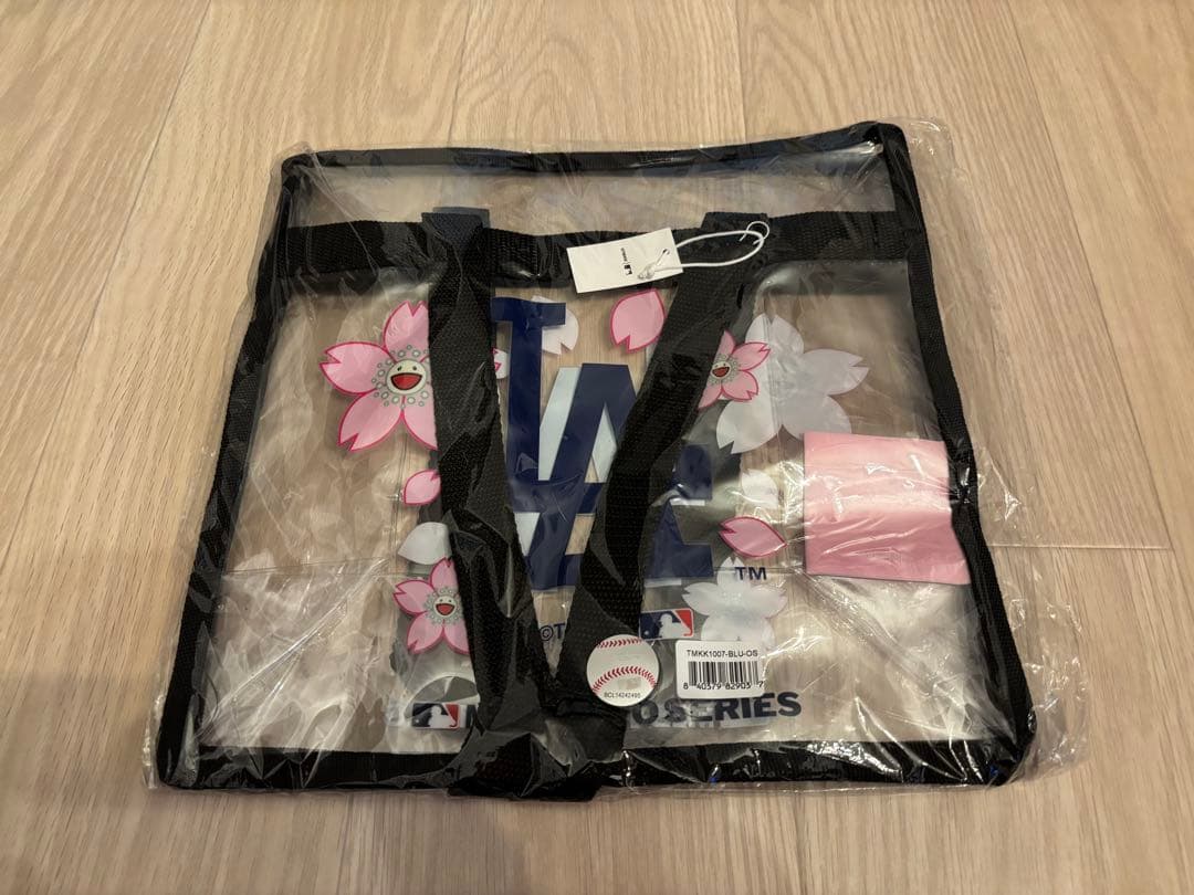 村上隆 x MLB Dodgers トート　バッグ　クリア
