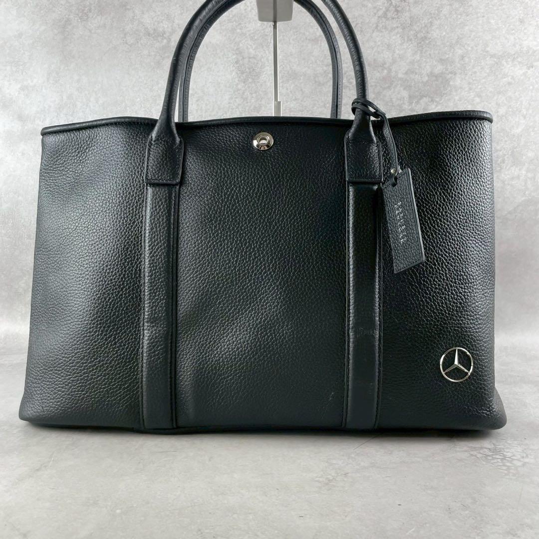 高級　バーニーズニューヨーク　トートバッグ　メルセデスベンツ　レザー