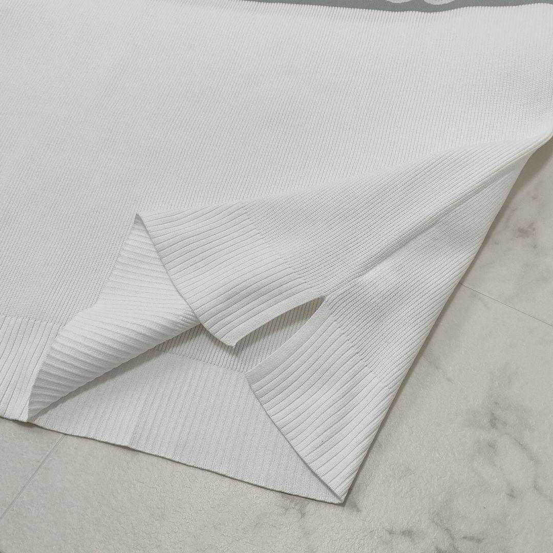 ニューバランスゴルフ　モックネック　ニットプルオーバー　バイカラー　サイズ2