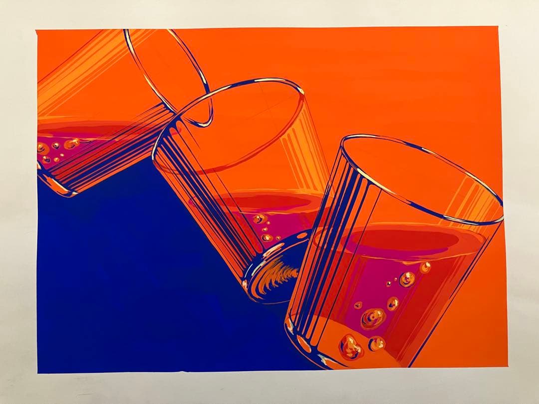 美大受験　まとめ売り5枚　平面構成　着彩