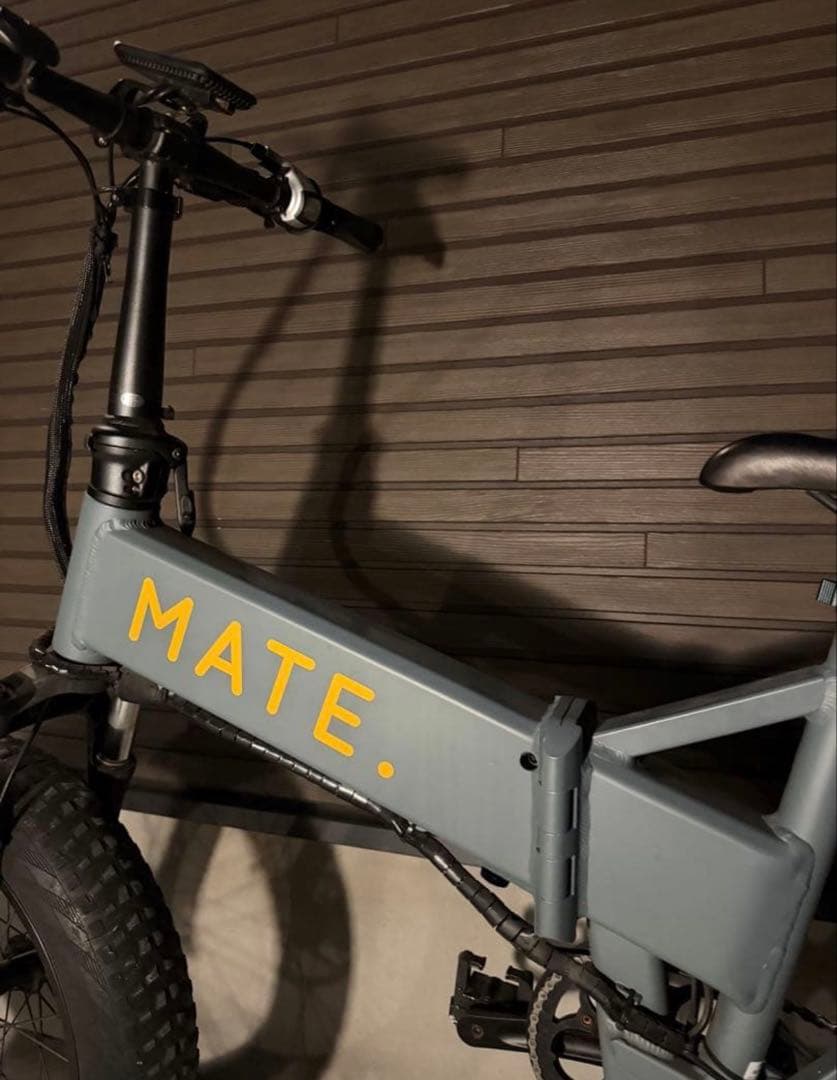 MATE X メイトバイク電動アシスト自転車　ジェットグレーMATE BIKE