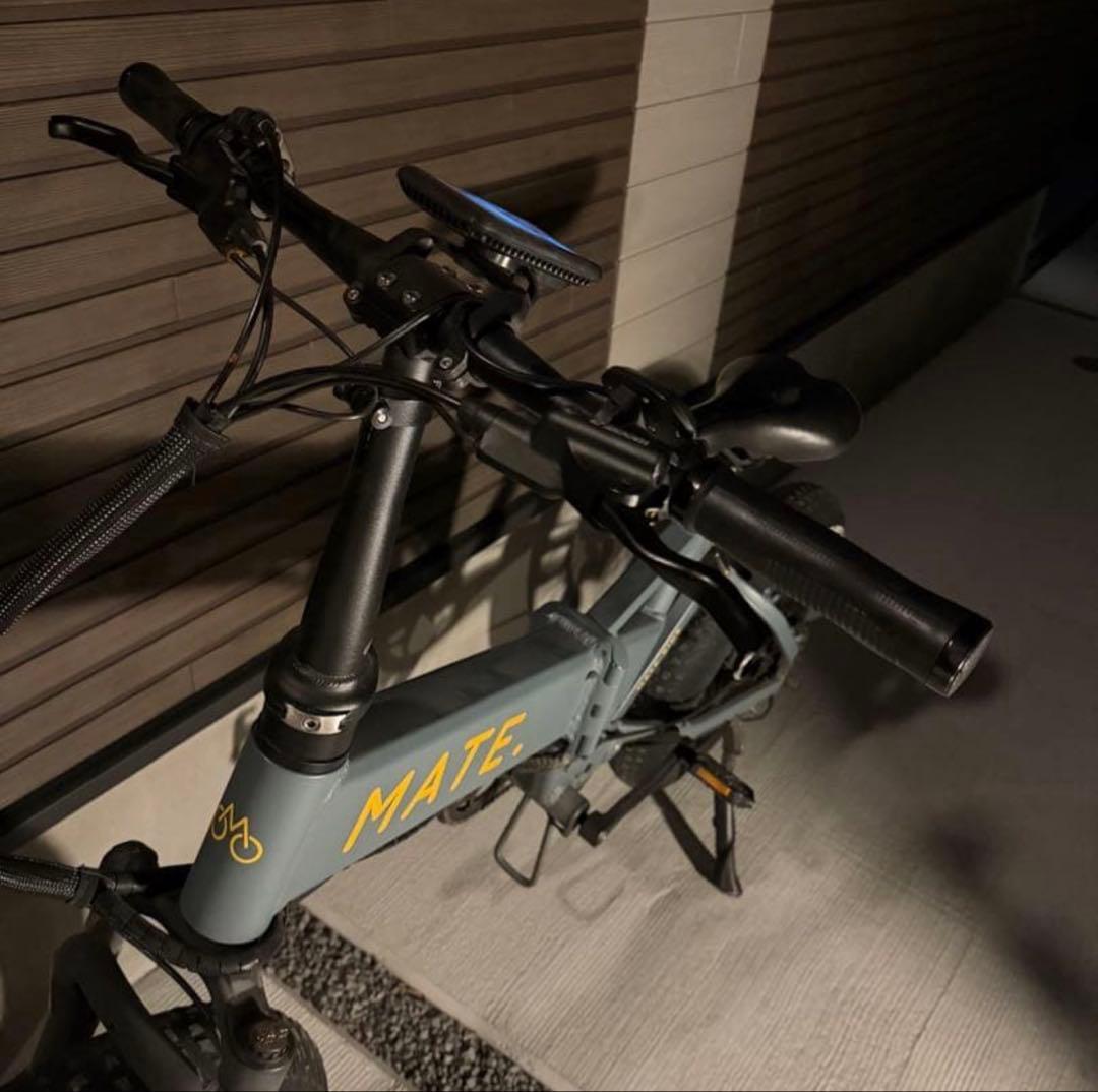 MATE X メイトバイク電動アシスト自転車　ジェットグレーMATE BIKE