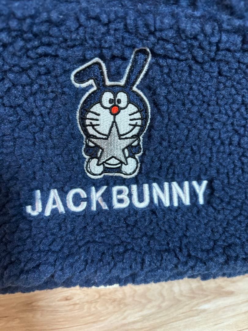 ジャックバニー　ドラえもん　カートバッグ　ボア　ネイビー　完売品