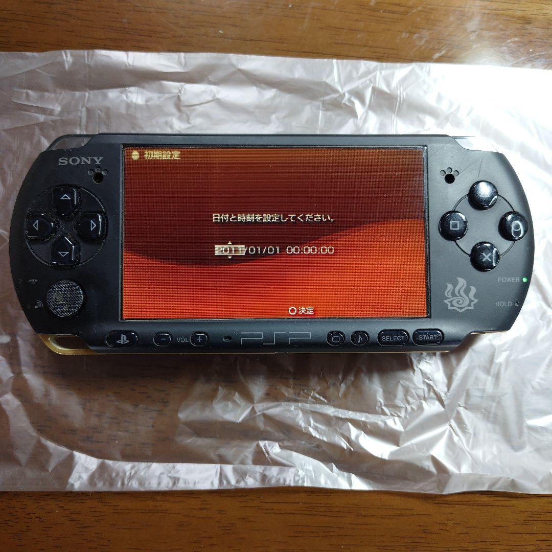【液晶極美品】PSP-3000 モンスターハンター モデル