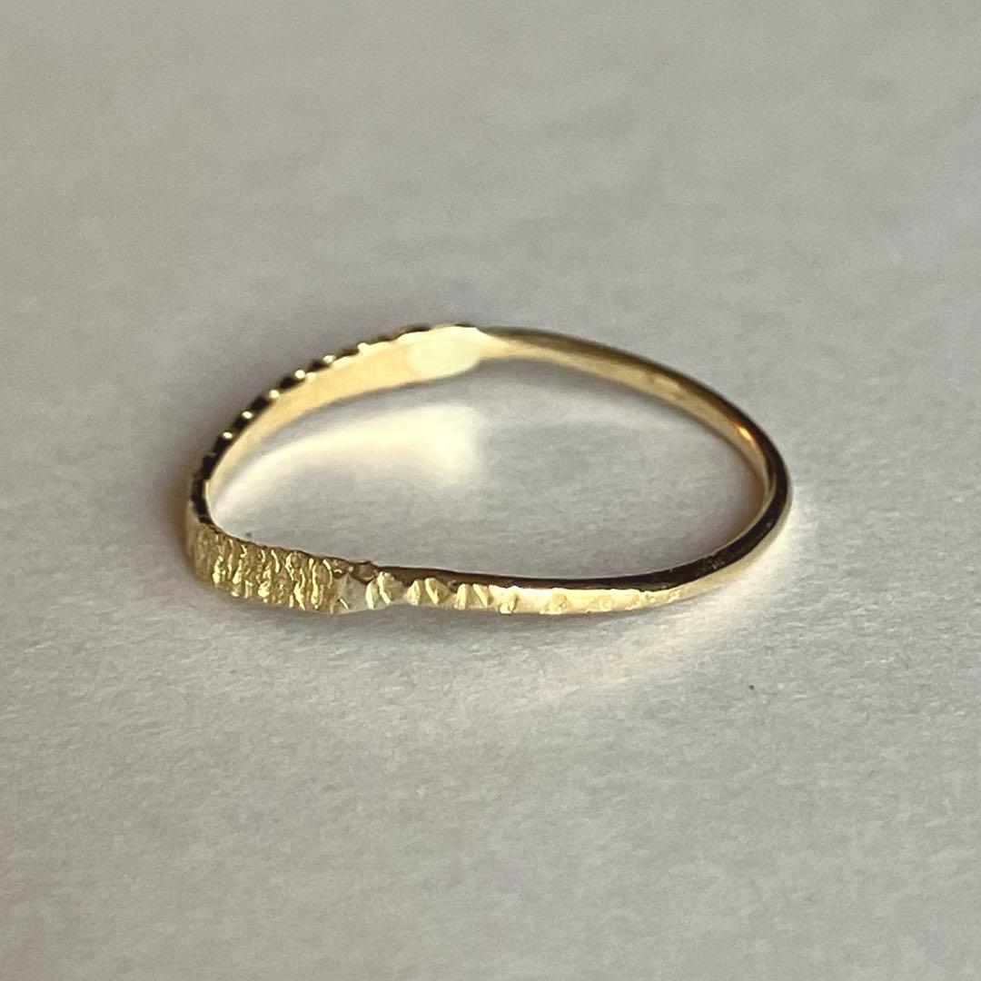 K18 18金　5号　リング　33