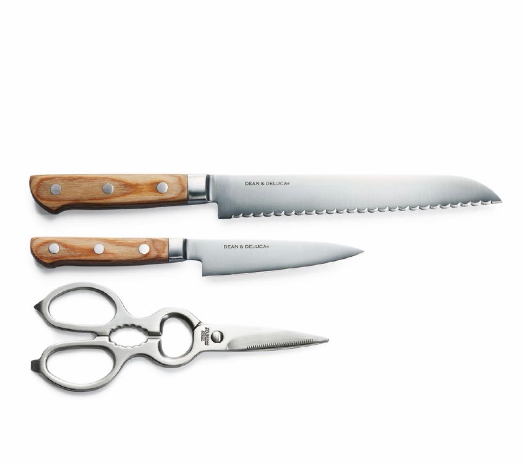 DEAN & DELUCA キッチンナイフセット　パンナイフ　包丁　ハサミ