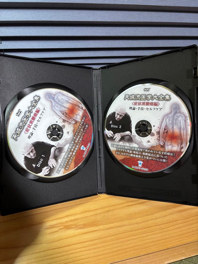 天城流医学大全集 腰痛編 DVD 2枚組 理論 手技 セルフケア 整体