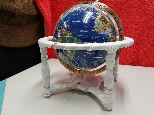 宝石地球儀４脚タイプ