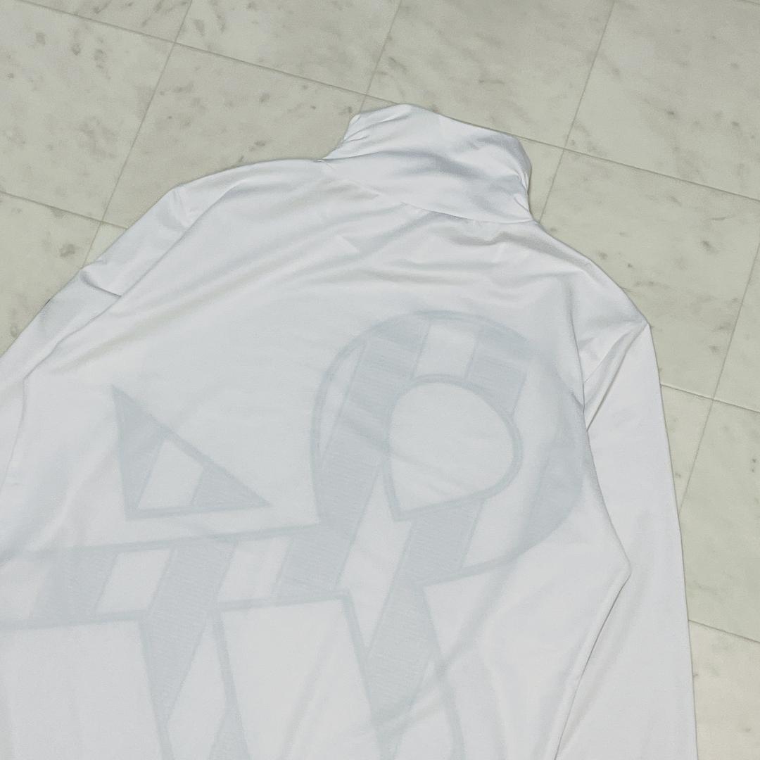 アンパスィ ビッグ ロゴ ハイネック ロンティー M ゴルフ ウェア ワッペン