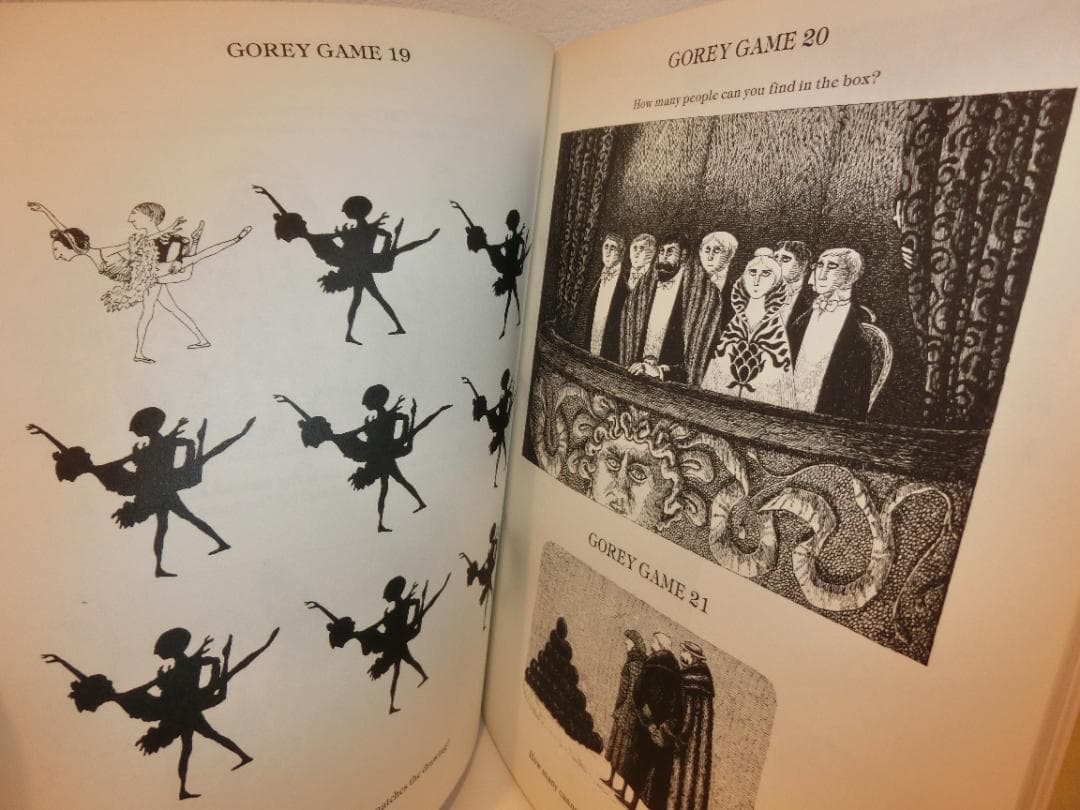 美本　GOREY GAMES　エドワードゴーリー　サイン本