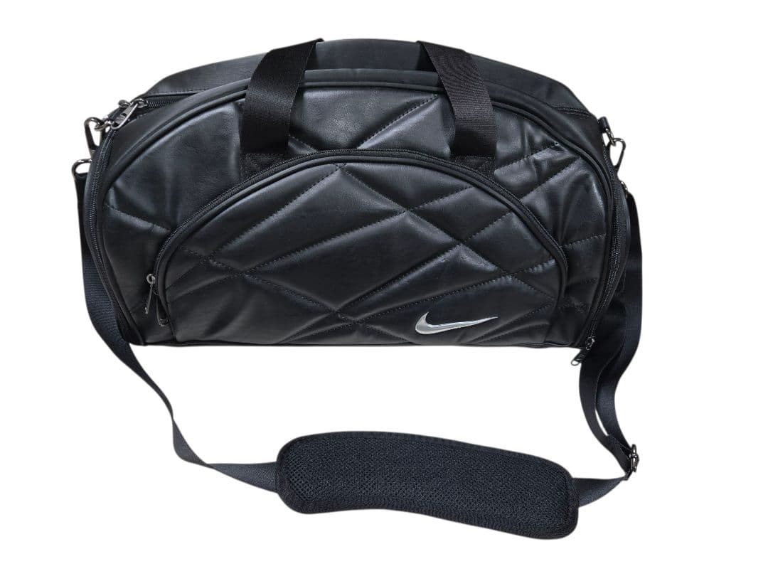 美品 Nike ナイキ キルティング ゴルフバッグ シューズバッグ ブラック 黒