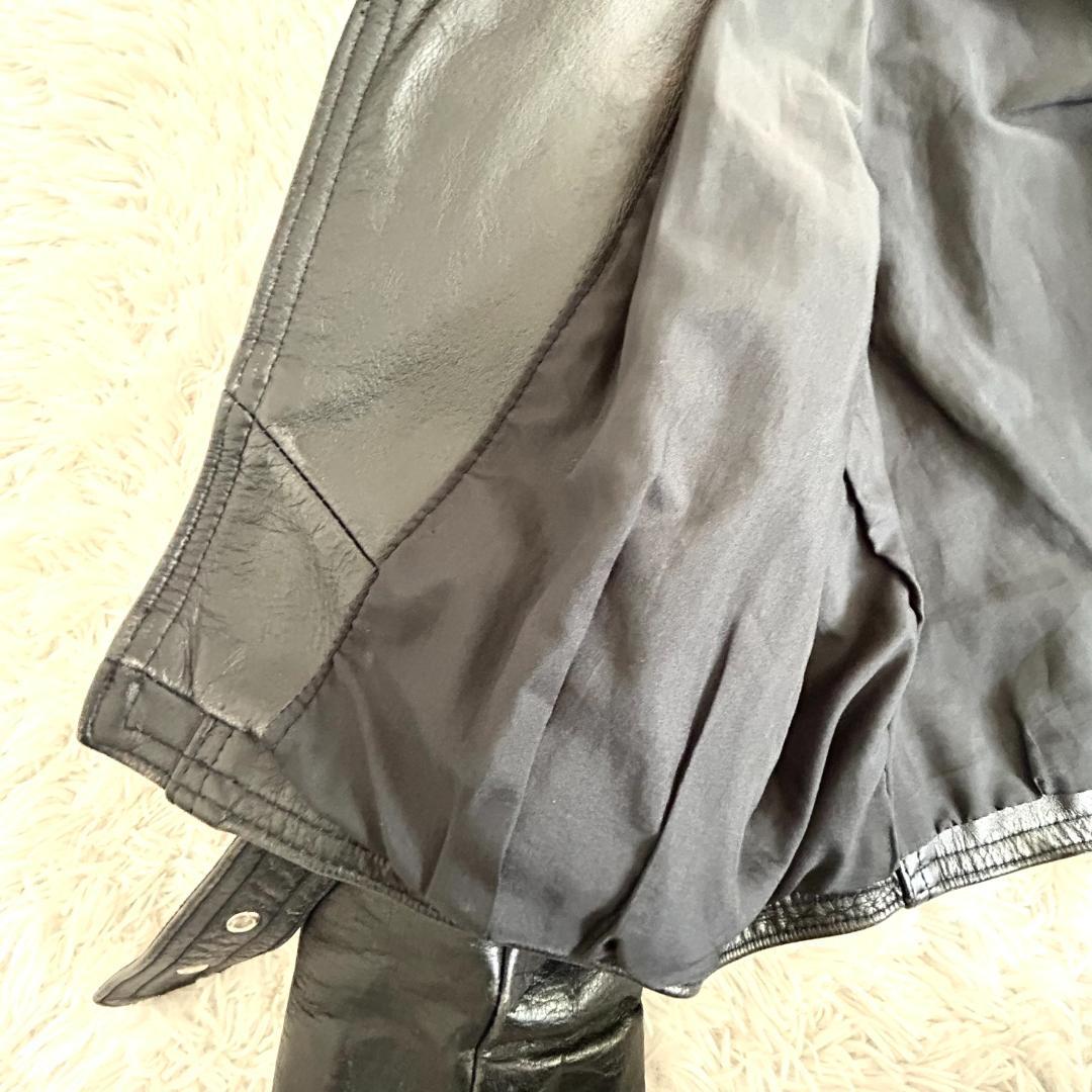 ライダースジャケット　ダブルライダース　本革　 レザージャケット カウレザー