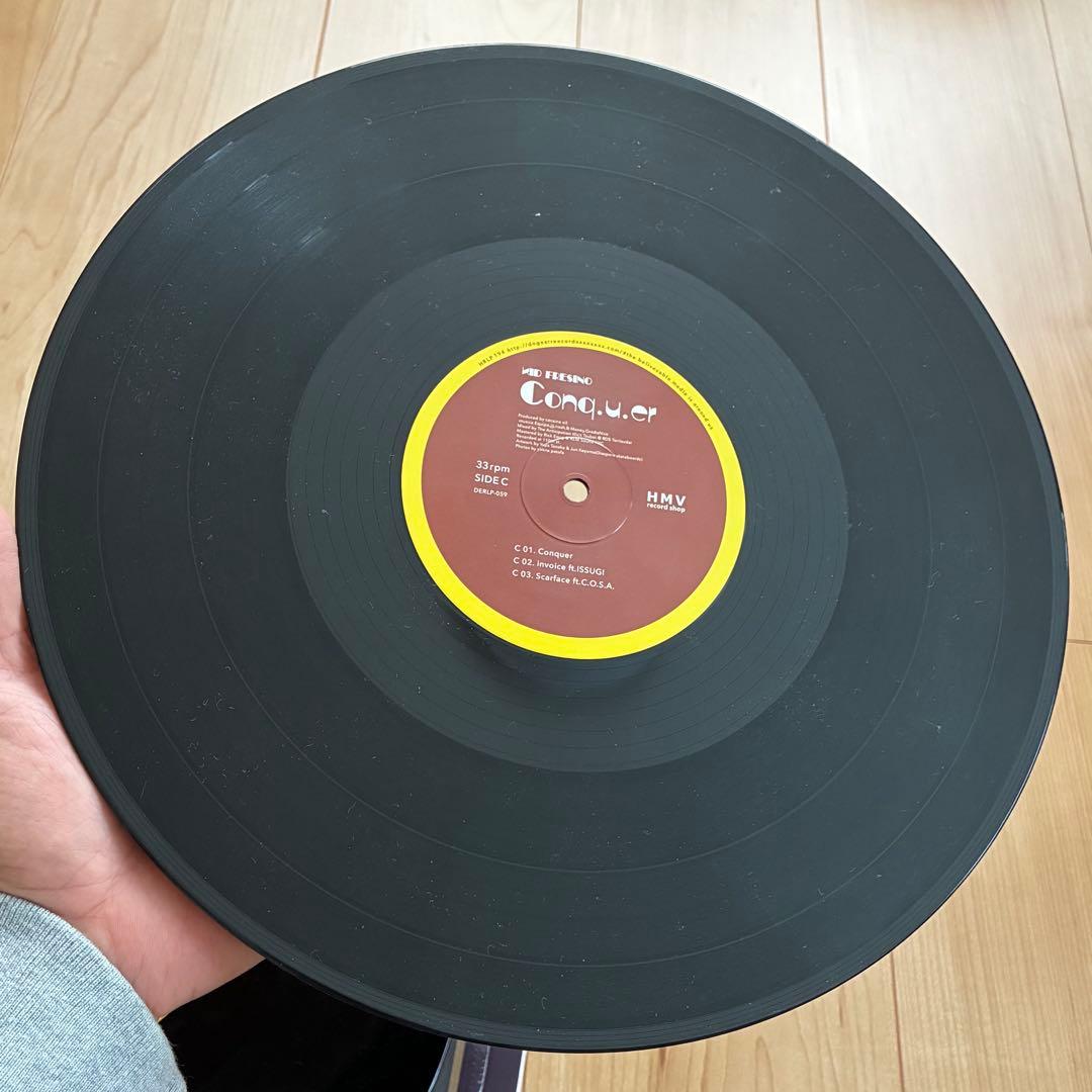 KID FRESINO Conq.u.er レコード　flashbacks 美品