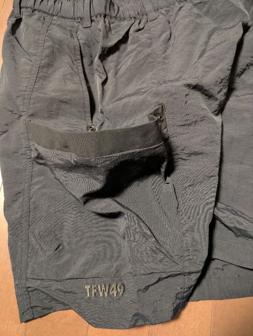TFW49 カーゴショーツ　ブラック　XL