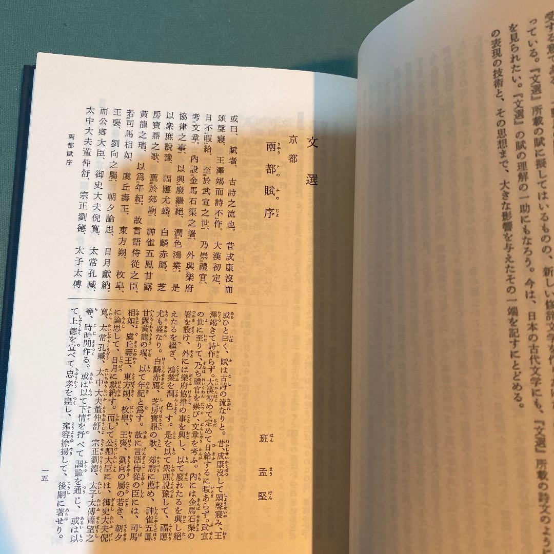 54.文選〈賦篇〉　本体の状態良好ですが外函にやや汚れがあります。