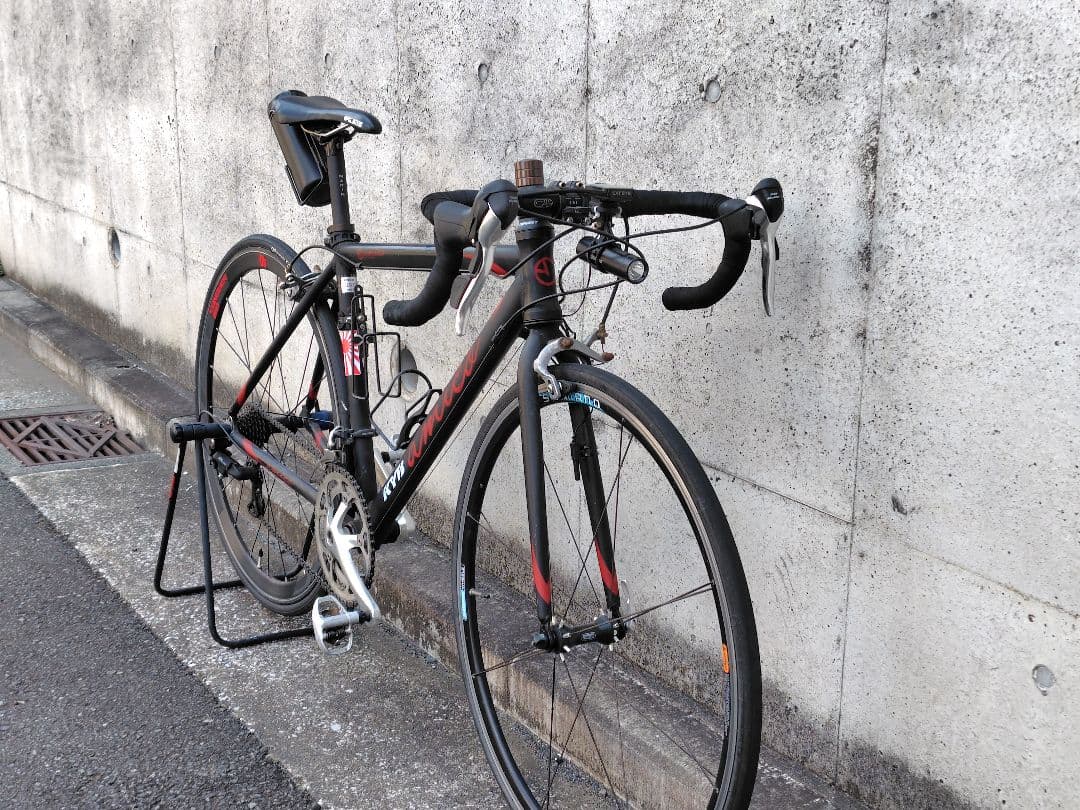 即乗　amico fun road 　ロードバイクカスタム　★ノーマルペダル変更