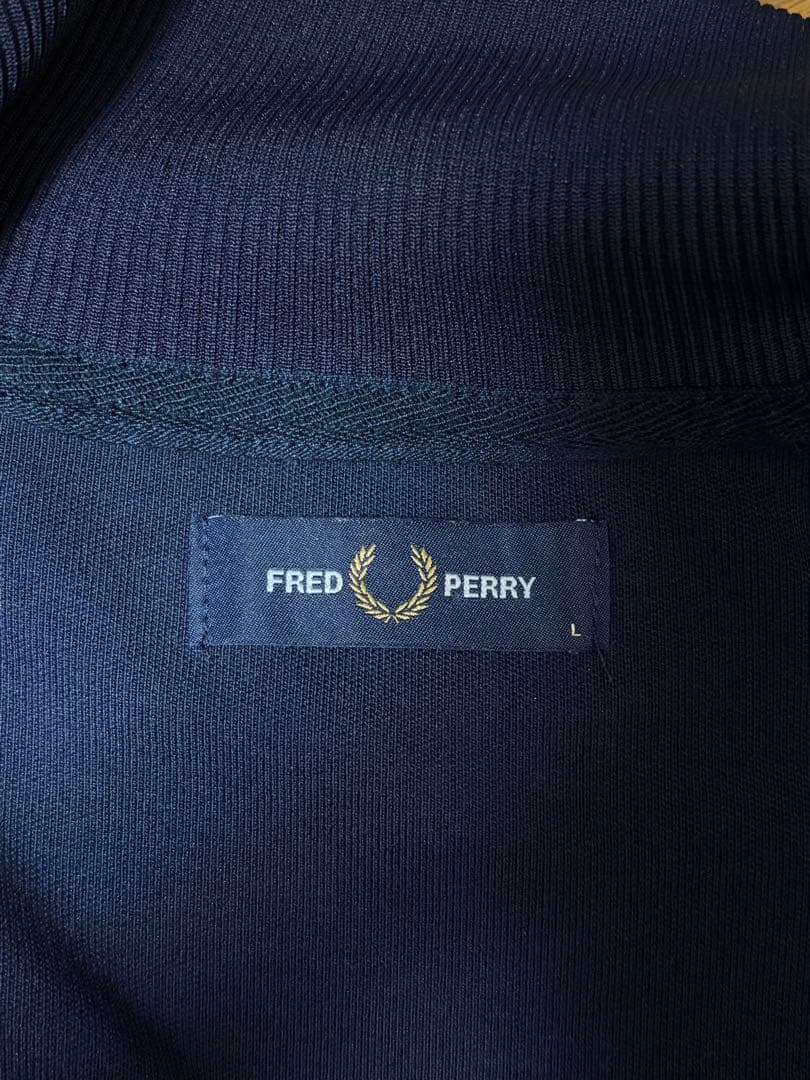 【美品】フレッドペリー トラックジャケット Lサイズ ネイビー