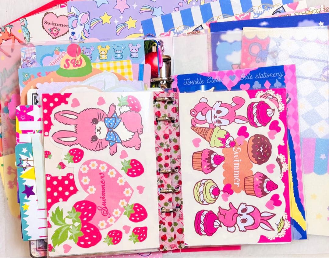 おすそ分けファイル　バイブルバインダー　大大大容量　スイマー　②