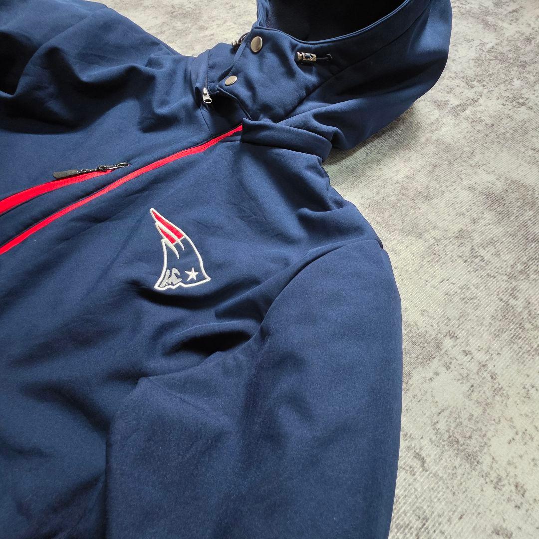 NFL ペイトリオッツ公式 ソフトシェルジャケット XXL フード脱着可