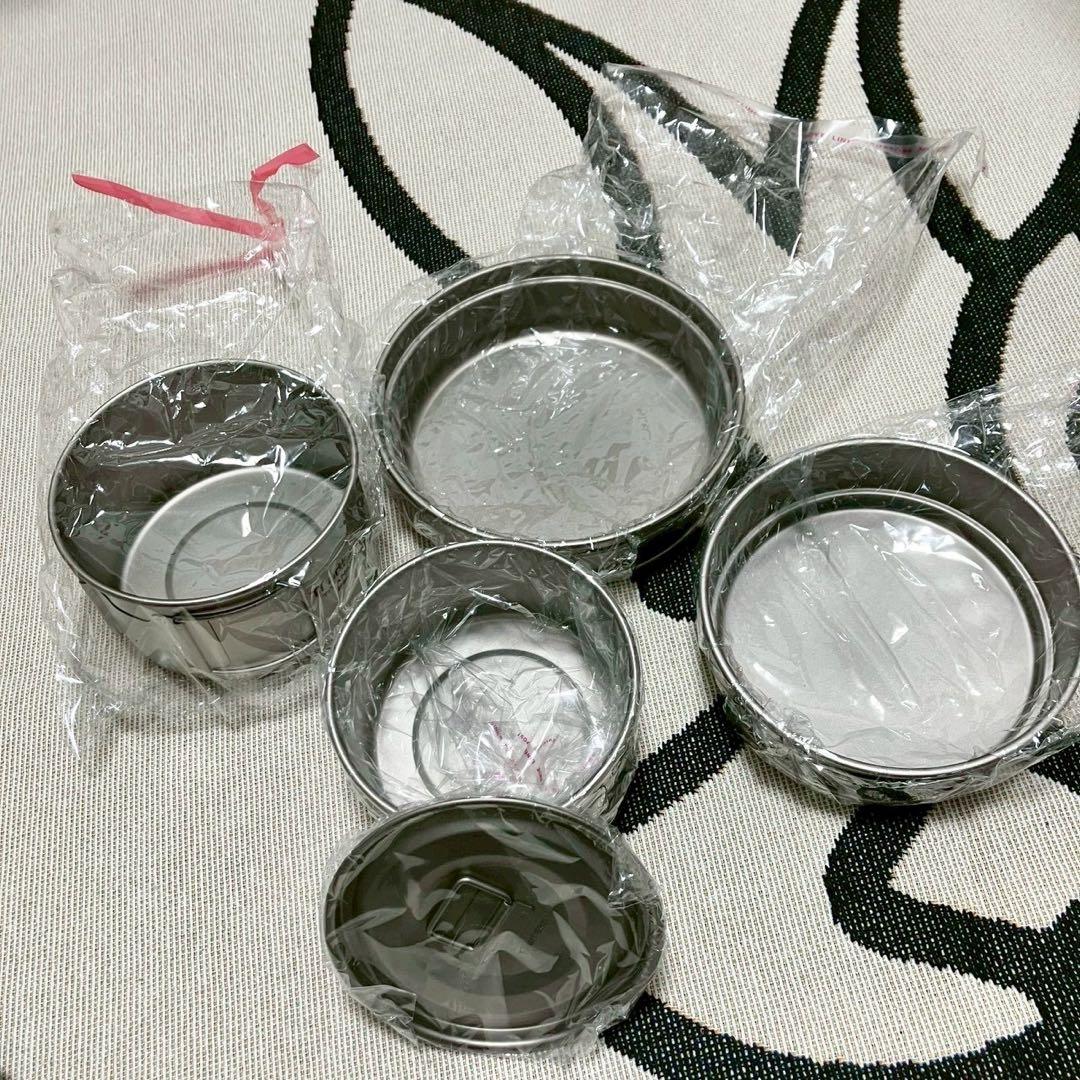 新品 Tiartisan チタン クッカー フライパン マグ 軽量 抗菌 セット