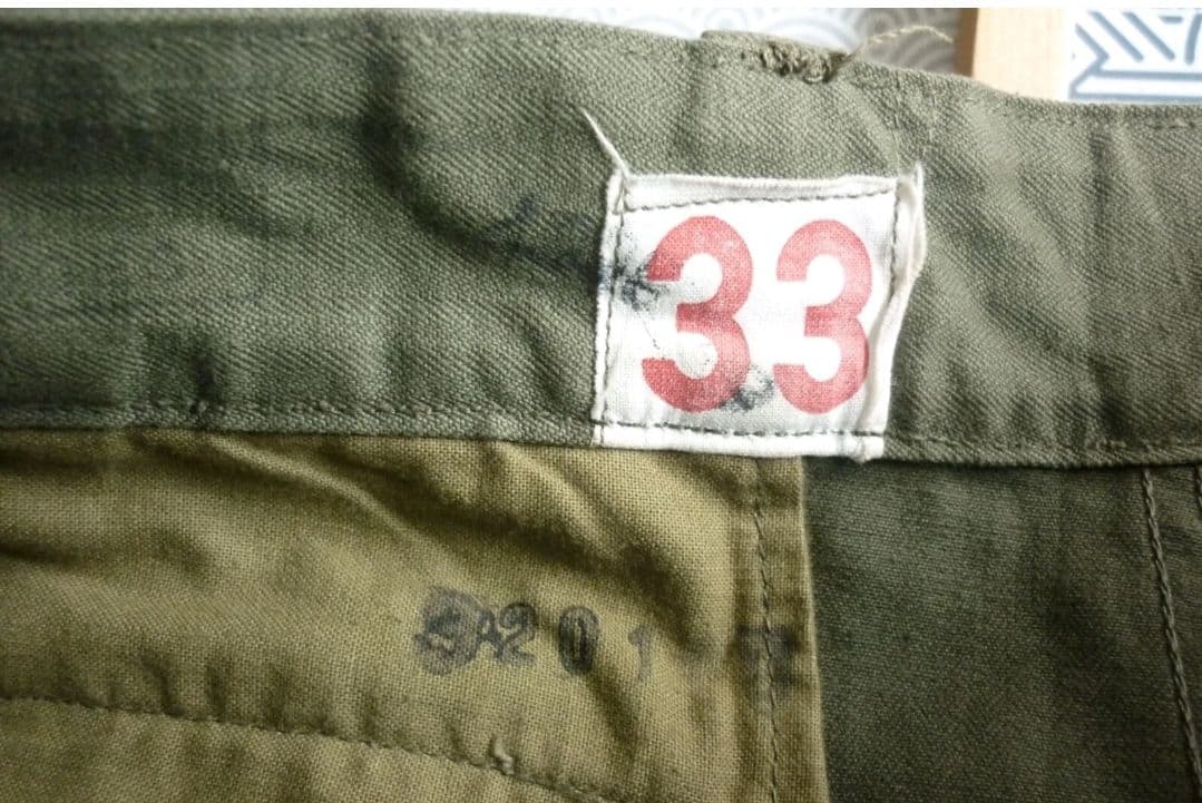デッド 33 フランス軍 M 47 カーゴ パンツ 後期 hbt オリジナル
