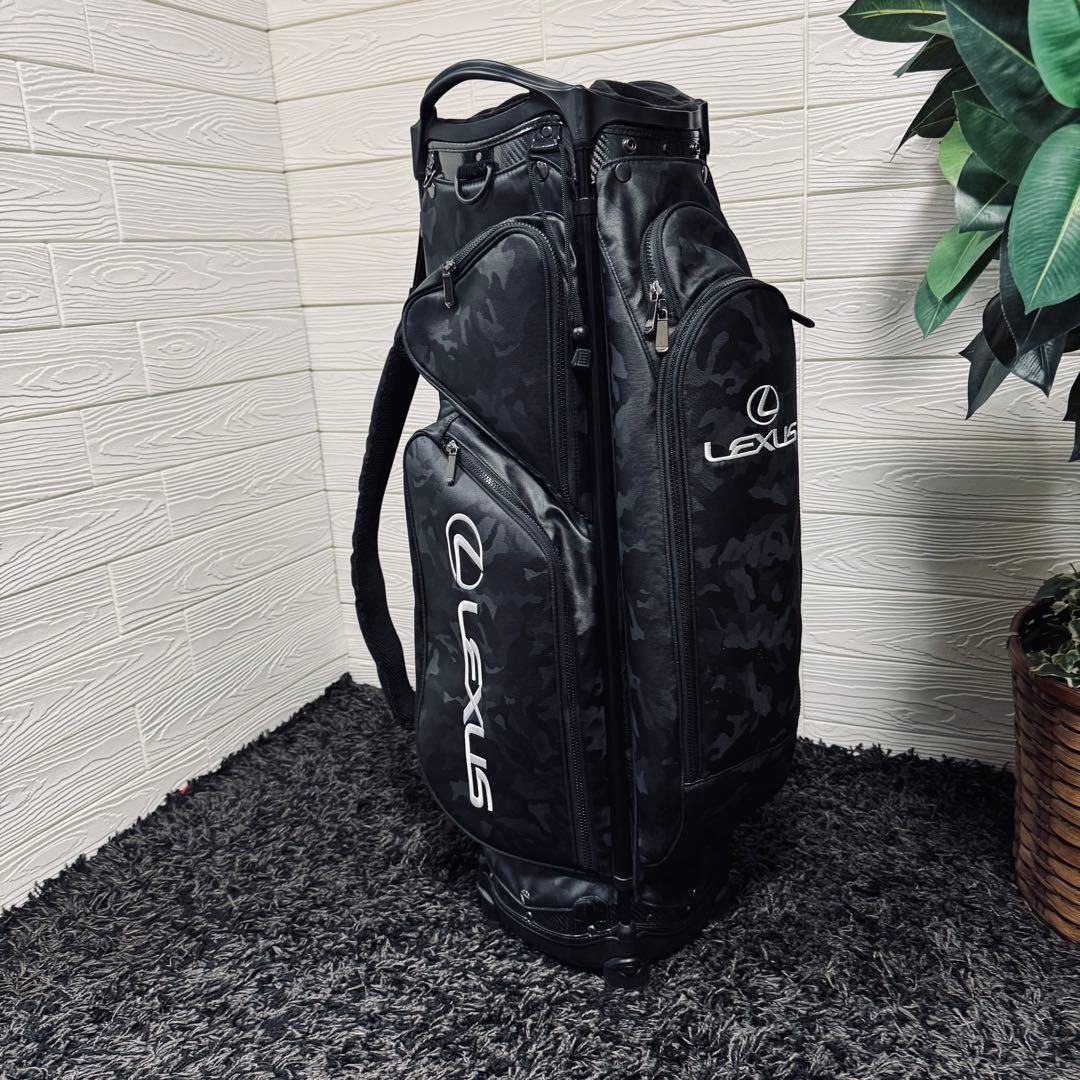専用 レクサス カモフラ柄　ゴルフ　キャディーバッグ　カート式