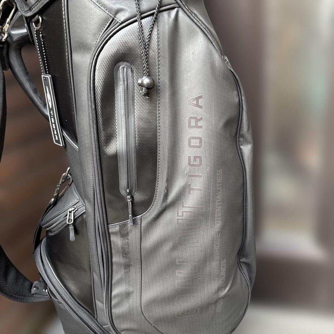 美品　キャディバッグ ティゴラ軽量 ゴルフ TIGORA