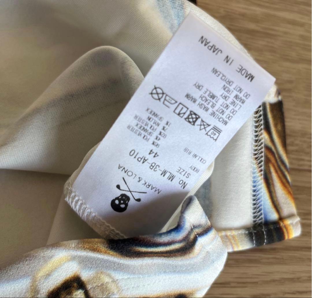 MARK & LONA ポロシャツ　スワロフスキー　メンズ　44