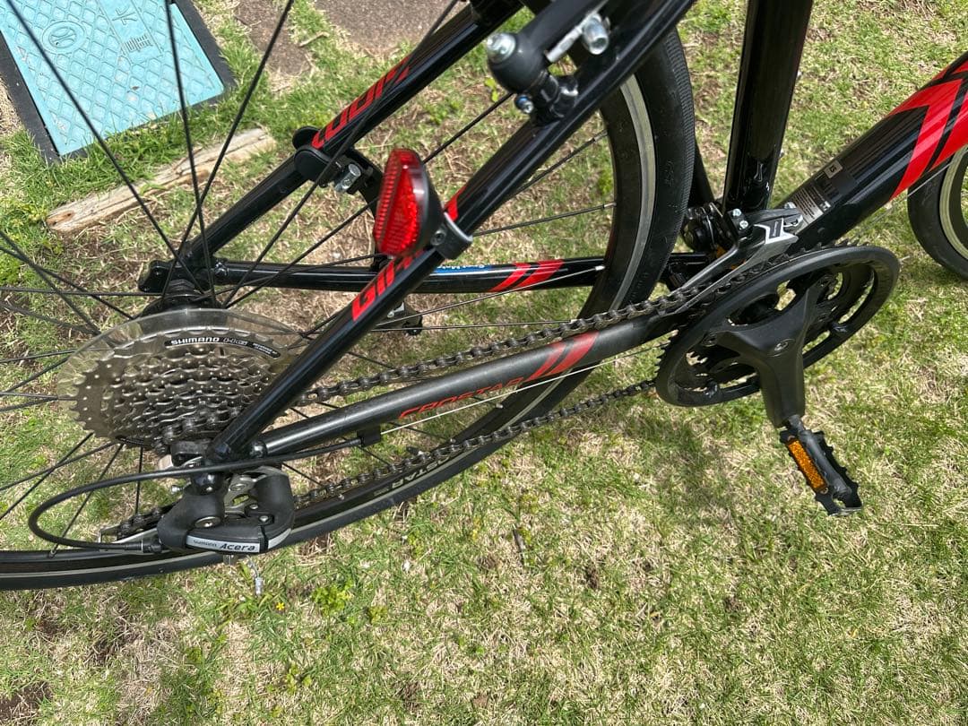 Giant ロードバイク ブラック/レッド 700C