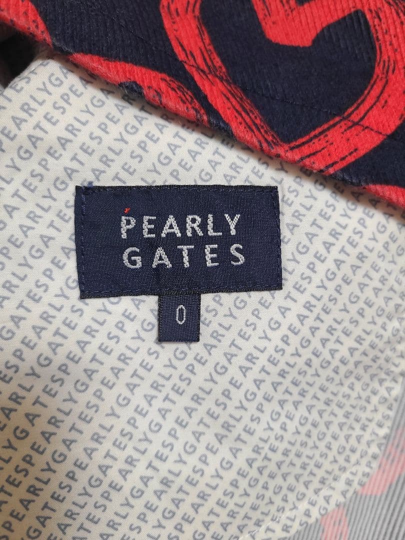 【美品】PEARLY GATES ハート柄スカート 0サイズ