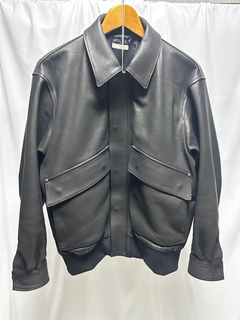 アルテリア カーフレザー フライトジャケット 3
