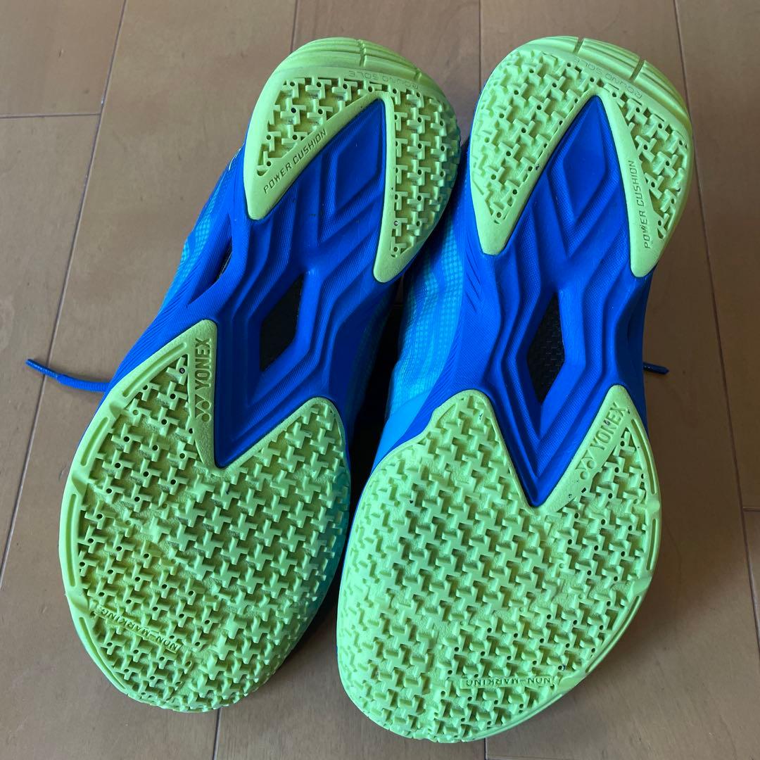 YONEX バドミントンシューズ 青23.5cm