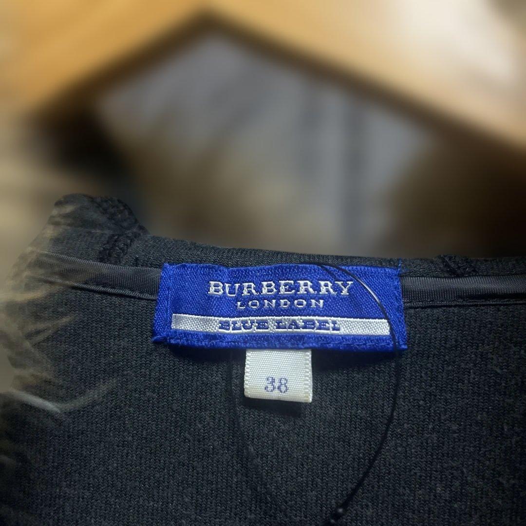 バーバリー　ブルーレーベル ベロア ファー　ジップパーカー　y2k 短丈