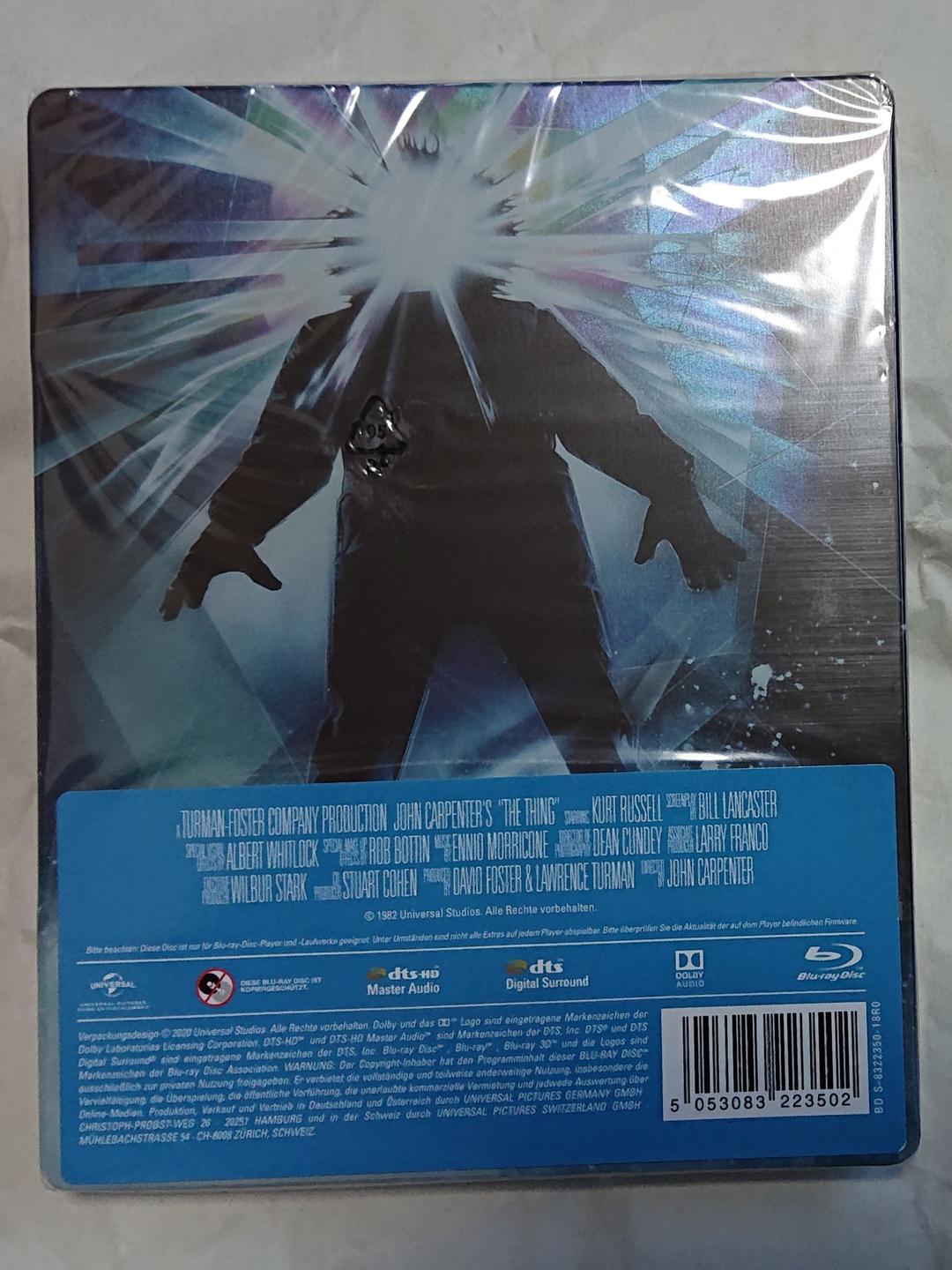 遊星からの物体X スチールブック Blu-ray