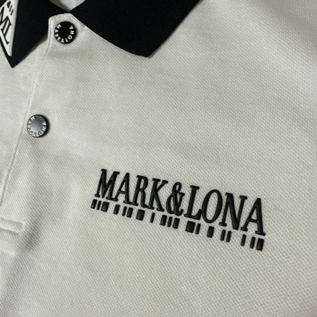 MARK&LONA CODE マーク&ロナ　ポロシャツ　ホワイト　コード