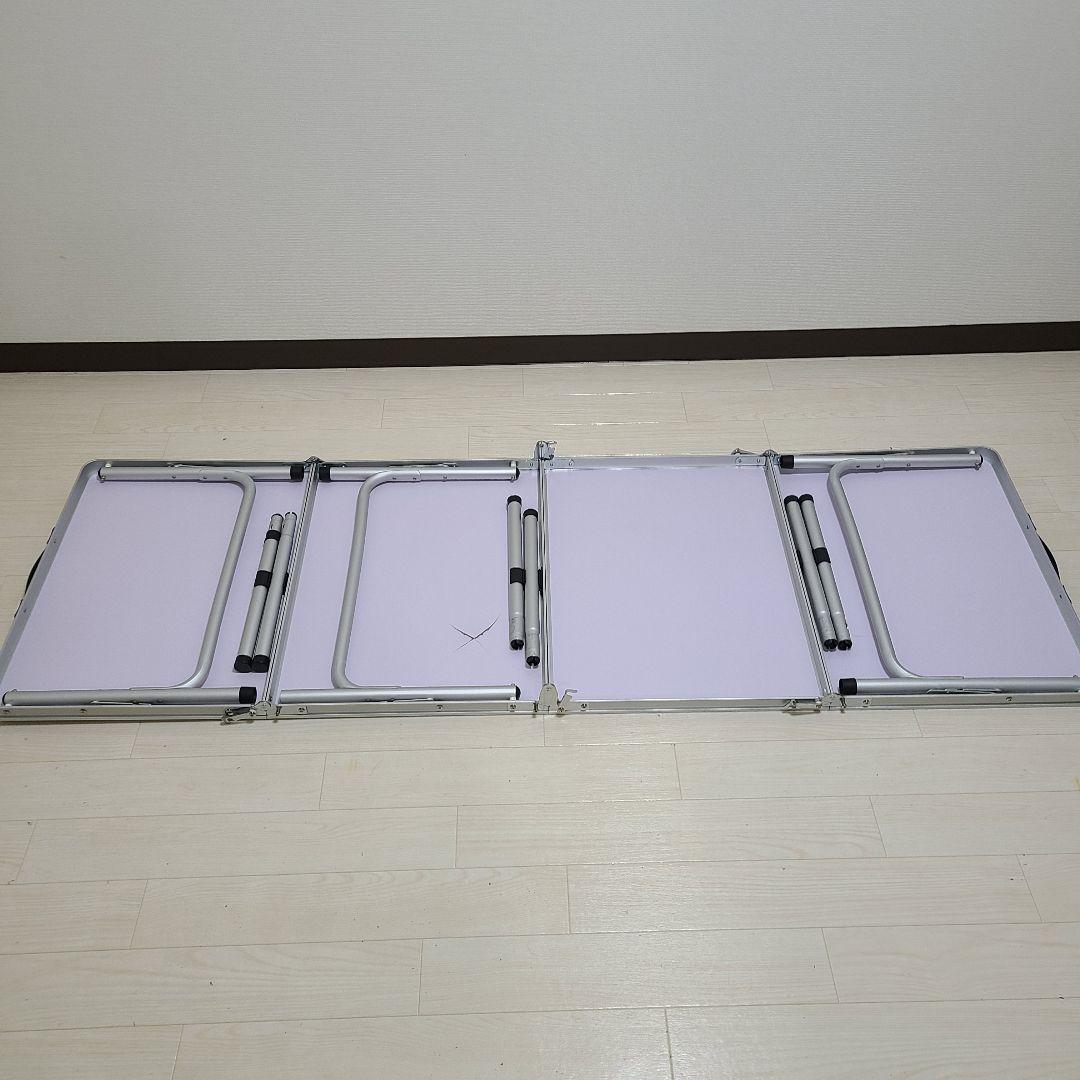 折りたたみロングテーブル 2台セット180×60cm キャンプ アウトドア