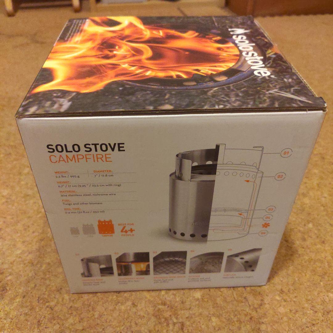 ソロストーブ キャンプファイヤー　 solo stove　2次燃焼