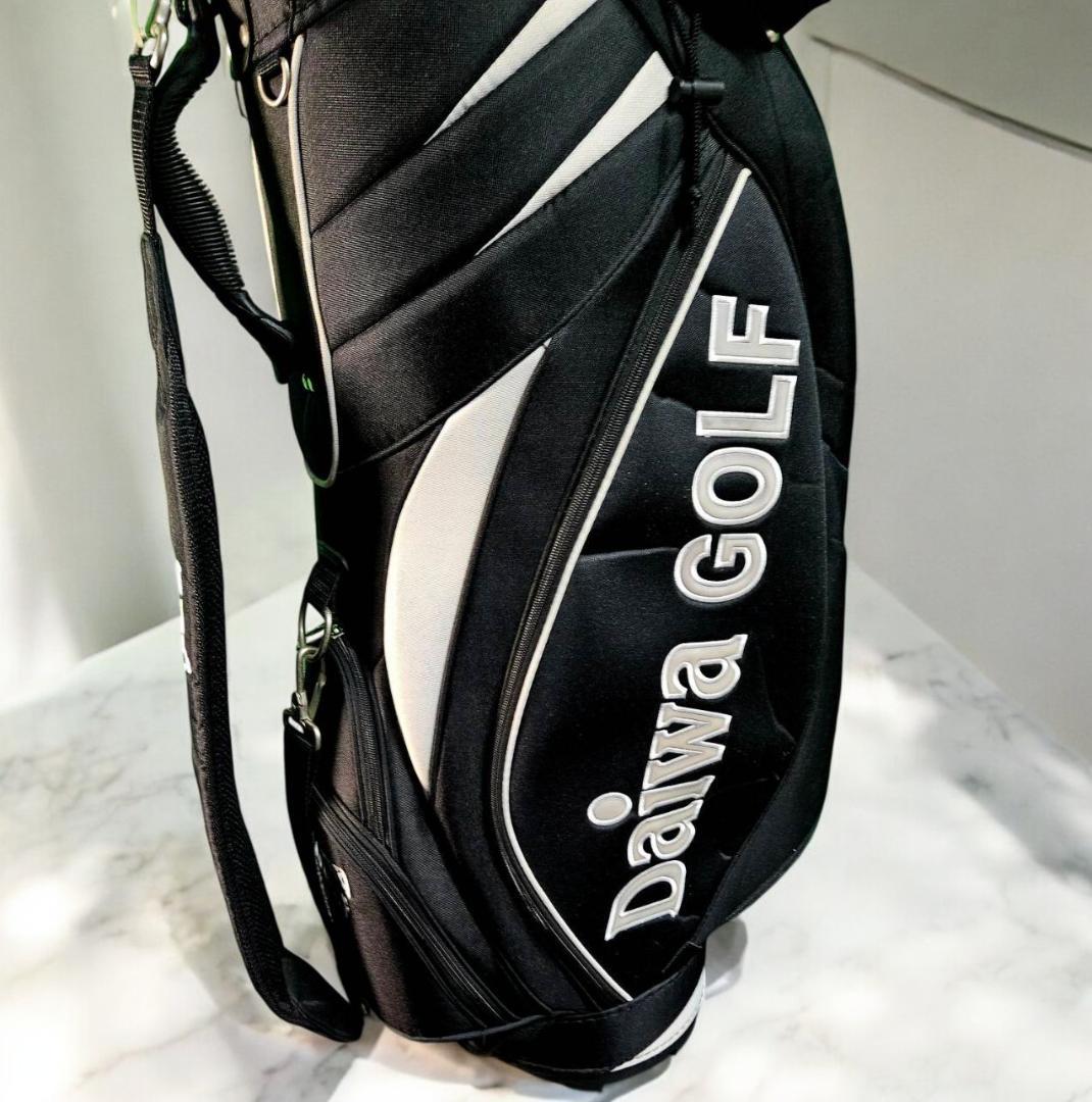 sorara♡ プ送料無料/Daiwa GOLF ブラックキャディバッグ