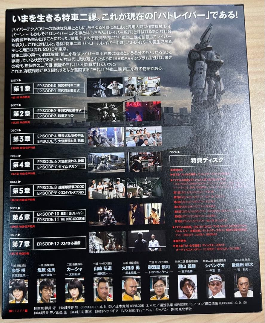 THE NEXT GENERATION パトレイバー/シリーズDVD BOX