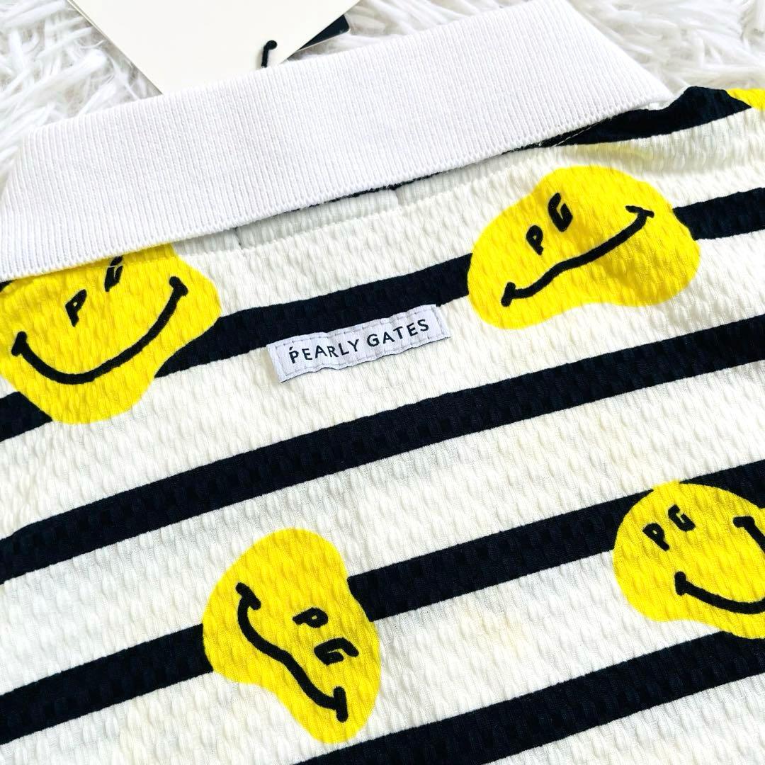 新品 未使用品 パーリーゲイツ ノースリーブ ストレッチ 総柄 サイズ0 S