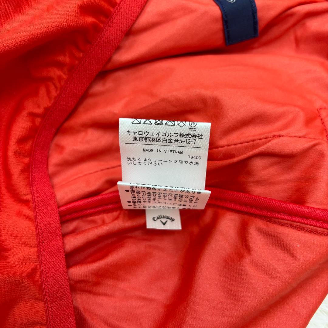 極美品✨ キャロウェイ ナイロンジャケット ゴルフ US アウトドア 赤 希少